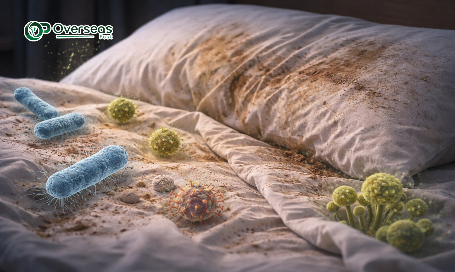 dirty bed bacteria fungus sleeping 2