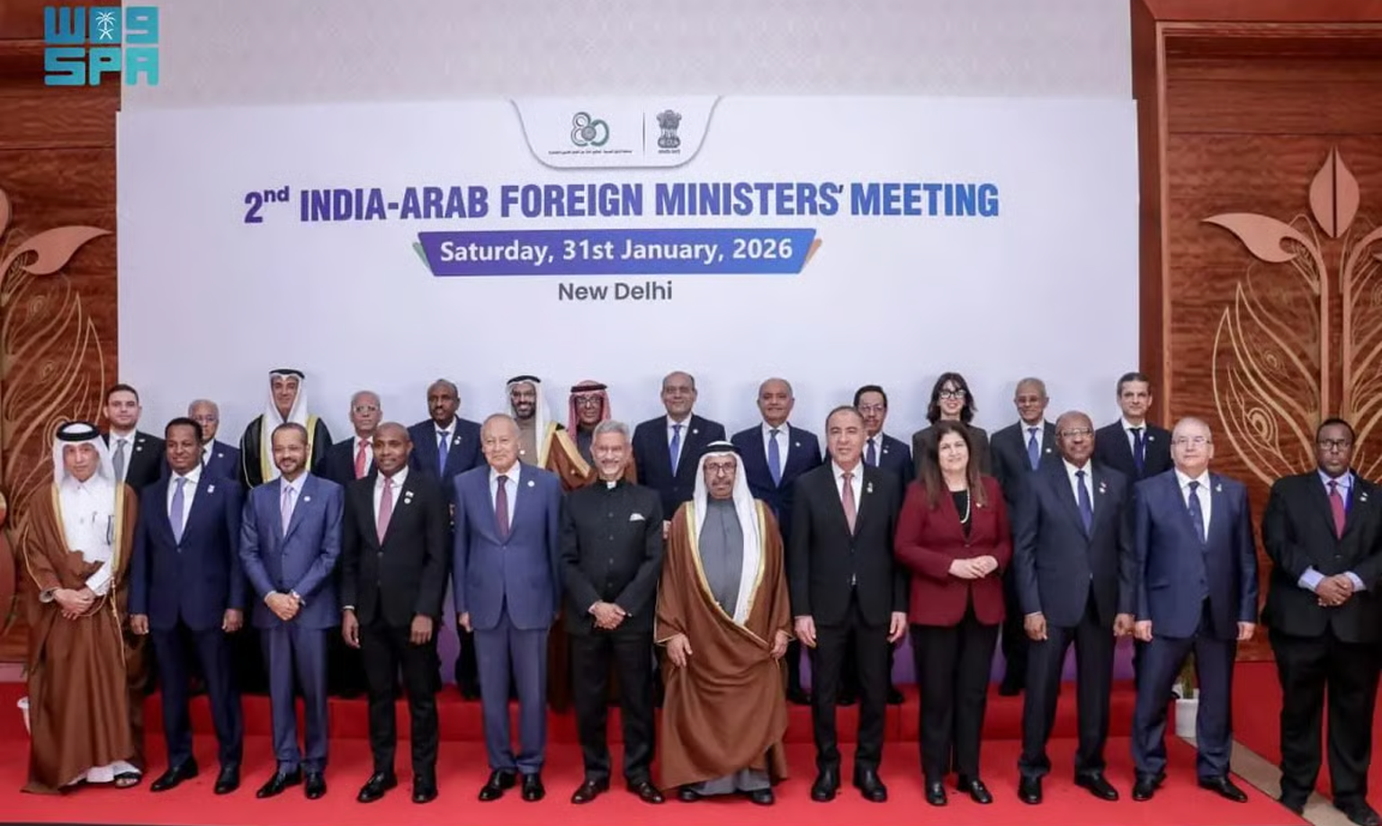 indian foreign minister in arab india meeting 1