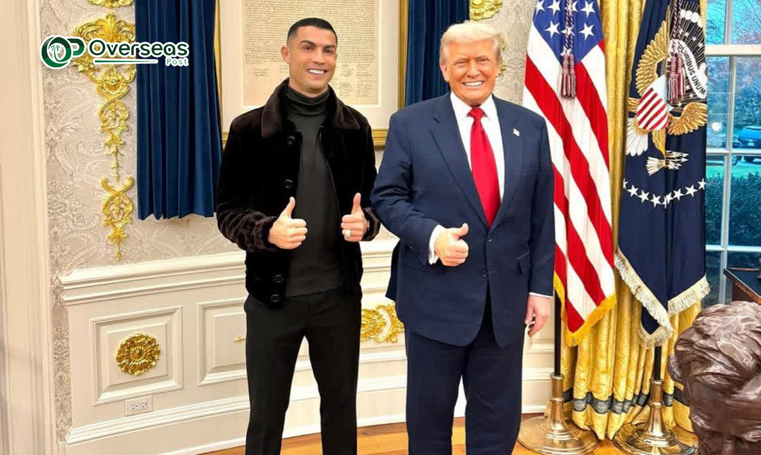 ronaldo with trump