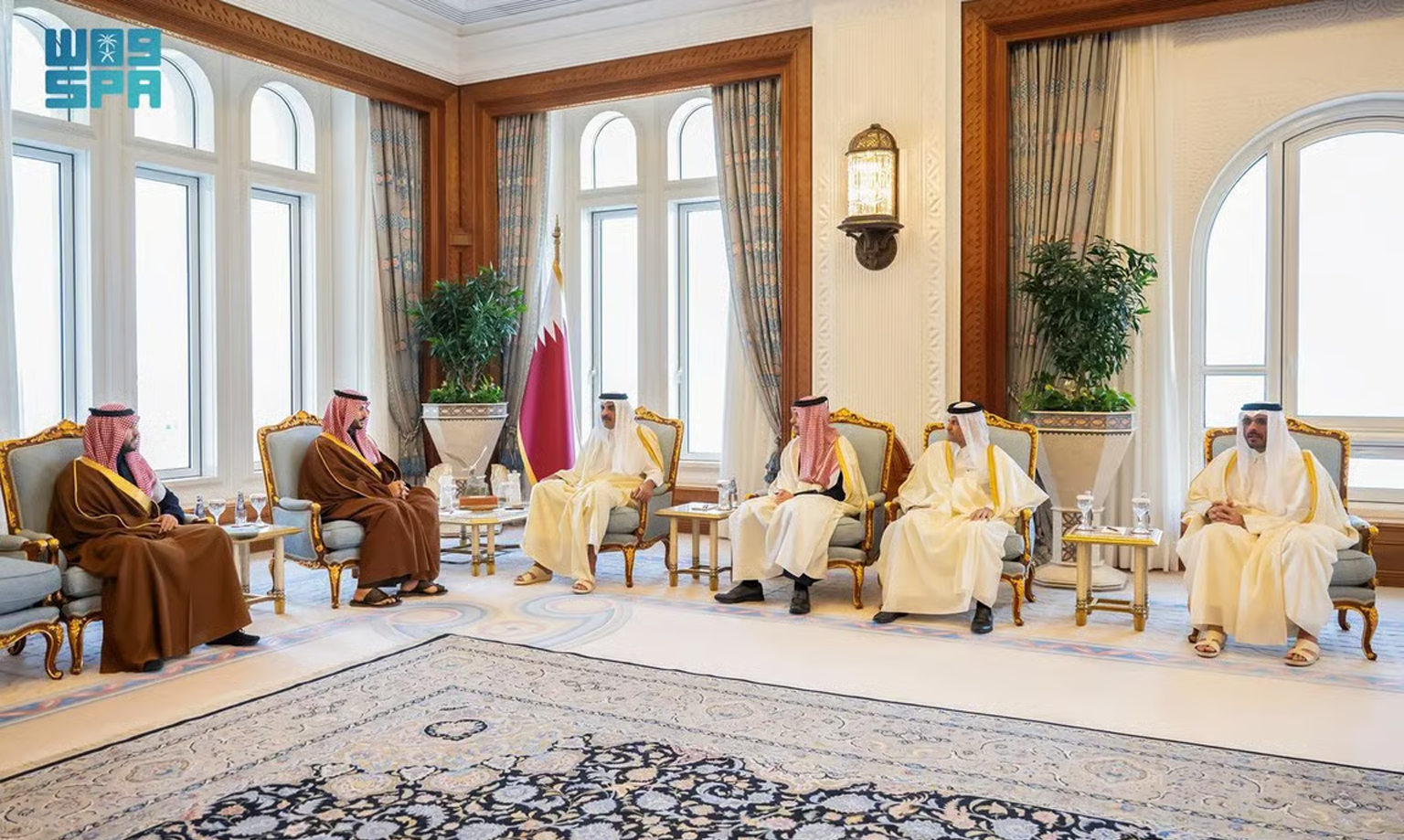 saudi defence minister met amir e qatar 2