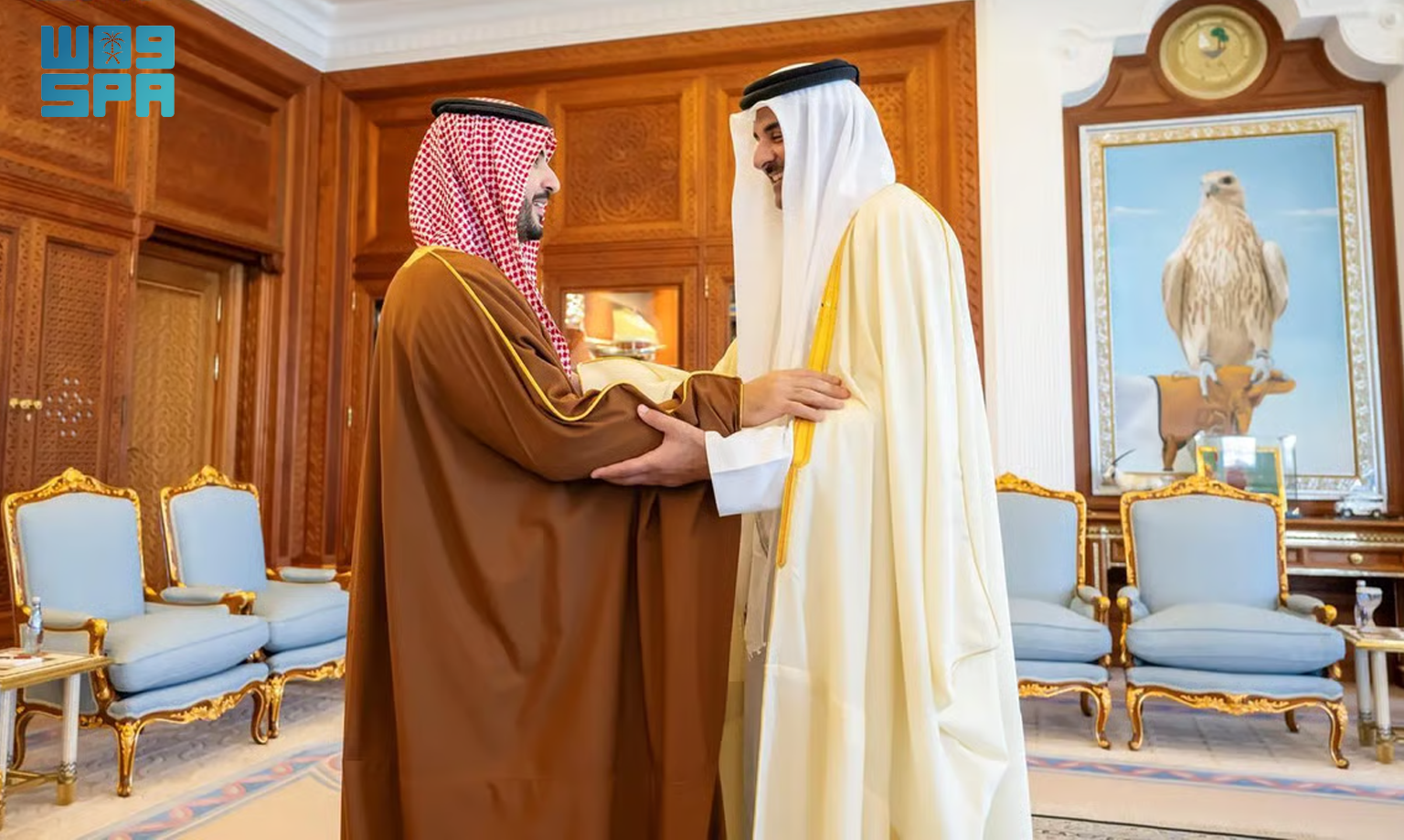 saudi defence minister met amir e qatar 3