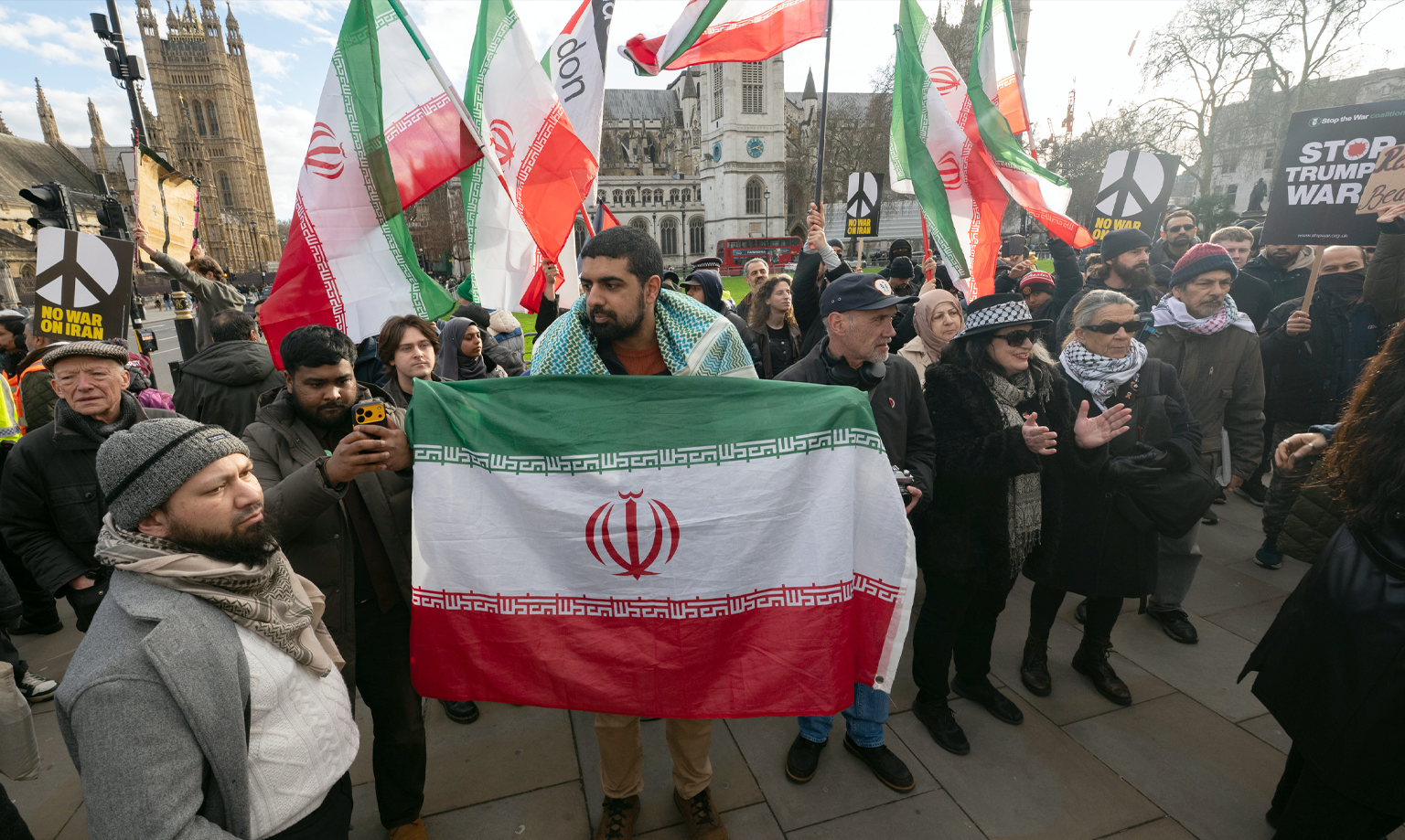 iran protest in london