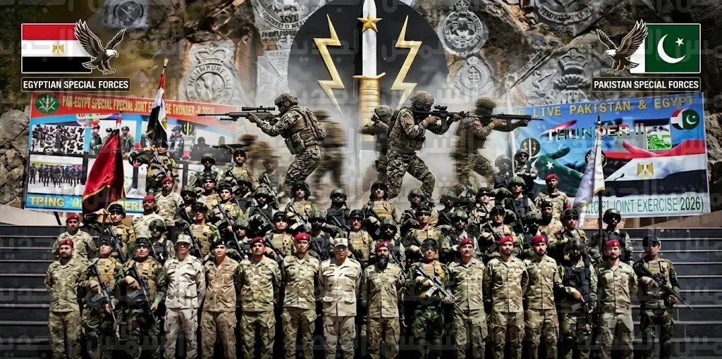 پاکستان اور مصر کی مسلح افواج کی مشترکہ مشق