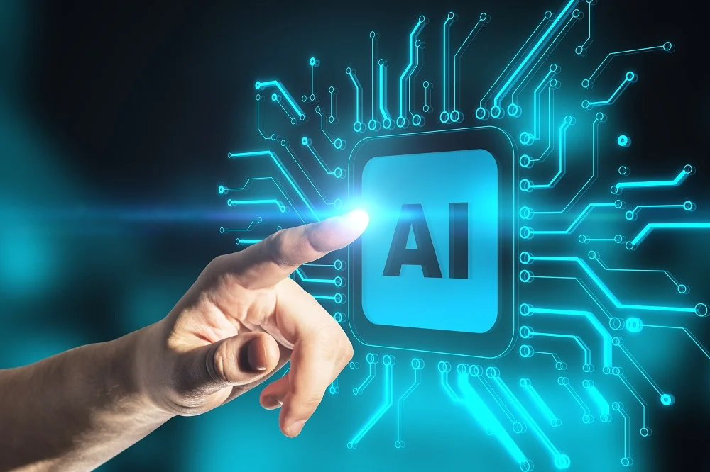 businessperson hand pointing at abstract blue ai c 2026 01 11 08 36 44 utc