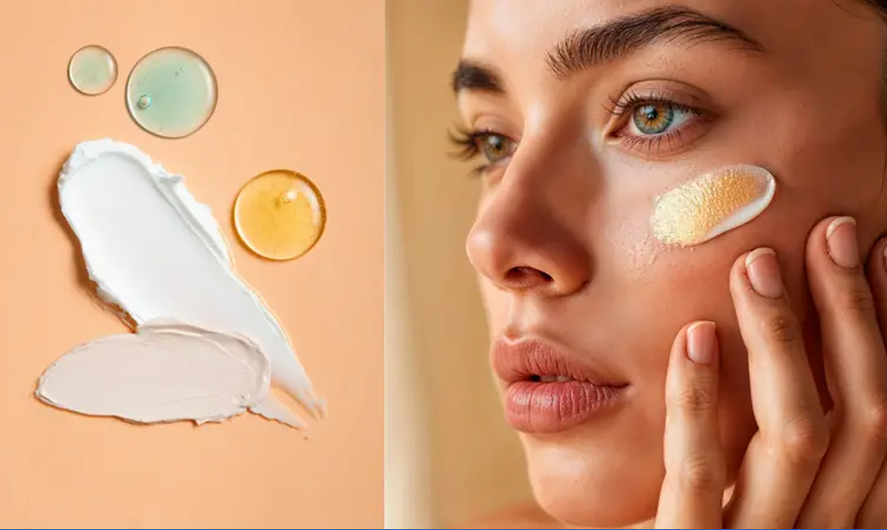 سن اسکرین جیل یا کریم جلد کی دیکھ بھال انتخاب