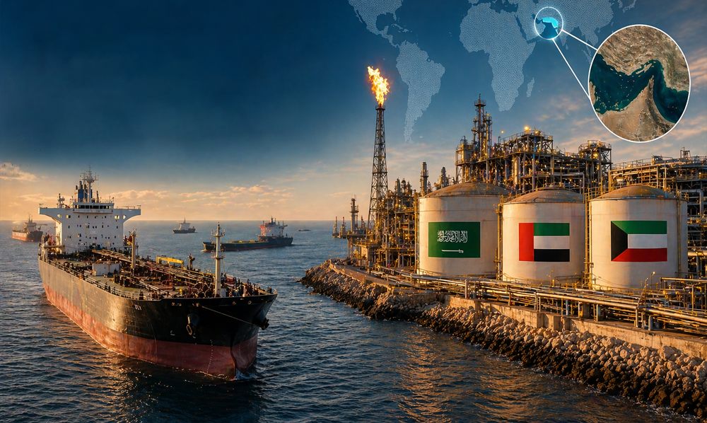 خلیجی تیل پیداوار ہرمز بحالی عالمی سپلائی
