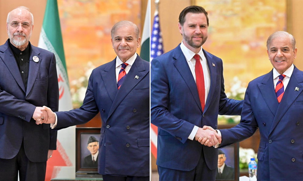 اسلام آباد میں جاری ایران امریکہ مذاکرات کی ایک تصویری جھلک