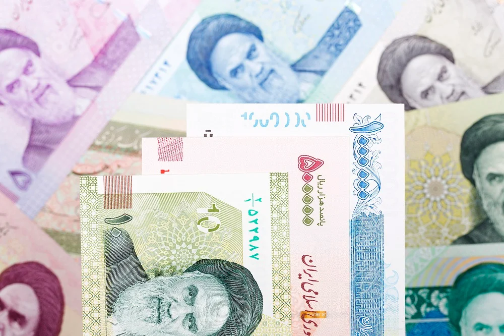 iranian rial banknotes in close up still shot 2026 03 17 05 01 57 utc