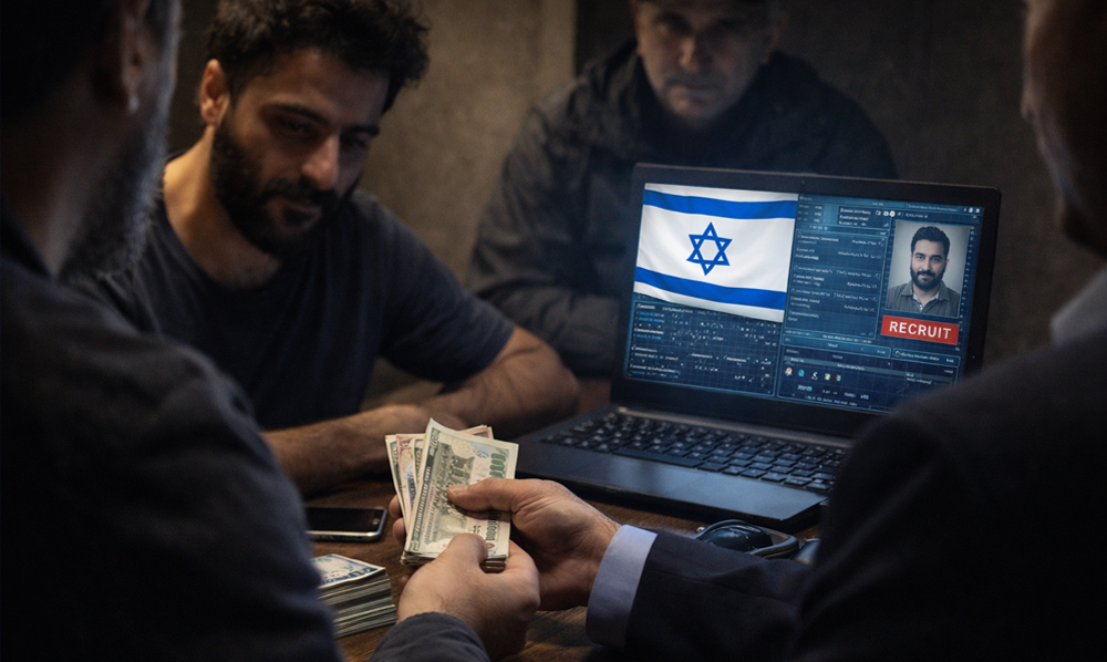 موساد سلیپر سیلز بھرتی اور ایران جاسوسی نیٹ ورک تجزیہ