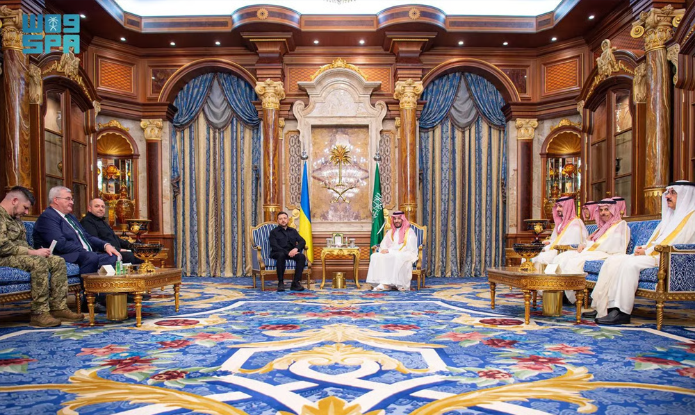 سعودی یوکرین ملاقات محمد بن سلمان زیلنسکی