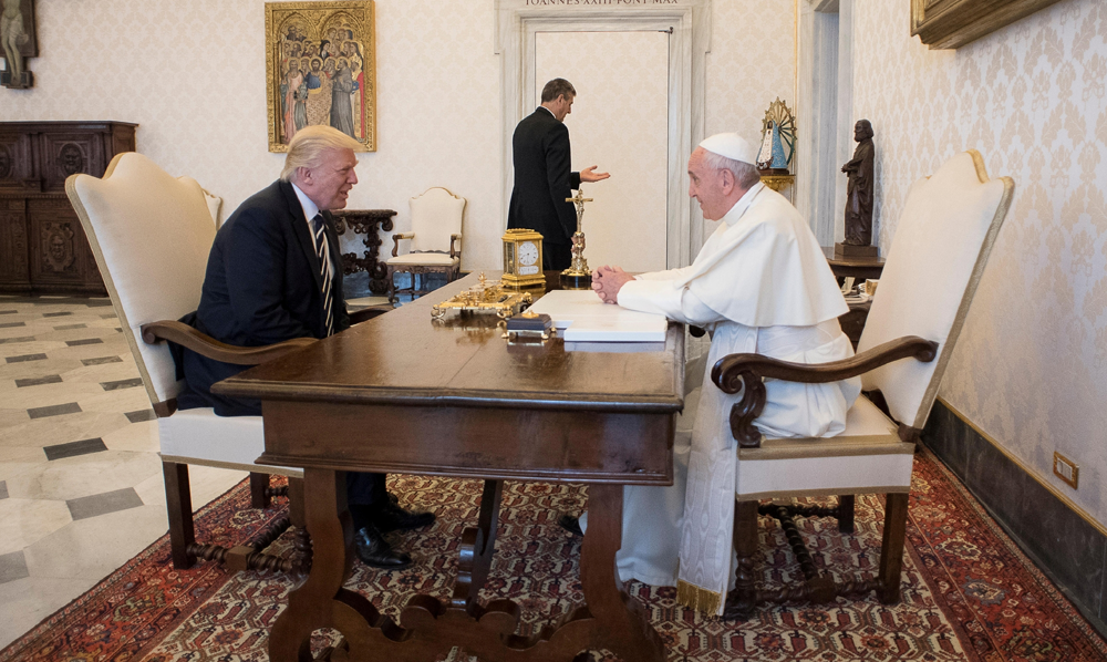 ٹرمپ ویٹیکن کشیدگی پوپ لیو چہاردہم وائٹ ہاؤس تنازع