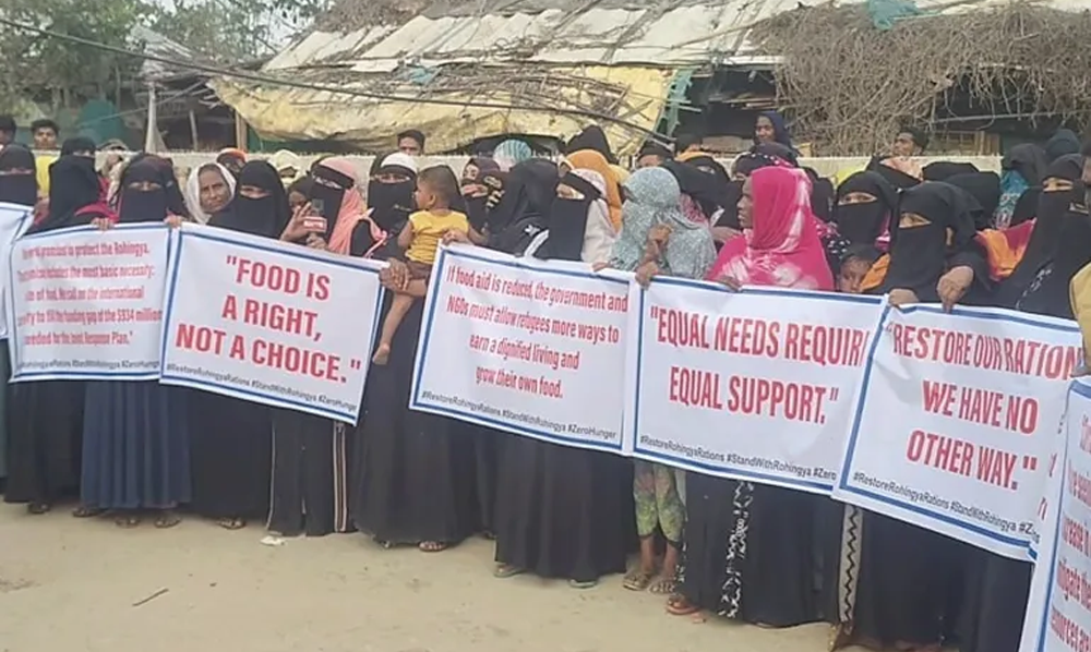 روہنگیا مہاجرین امداد بحران اور بنگلہ دیش کیمپ صورتحال