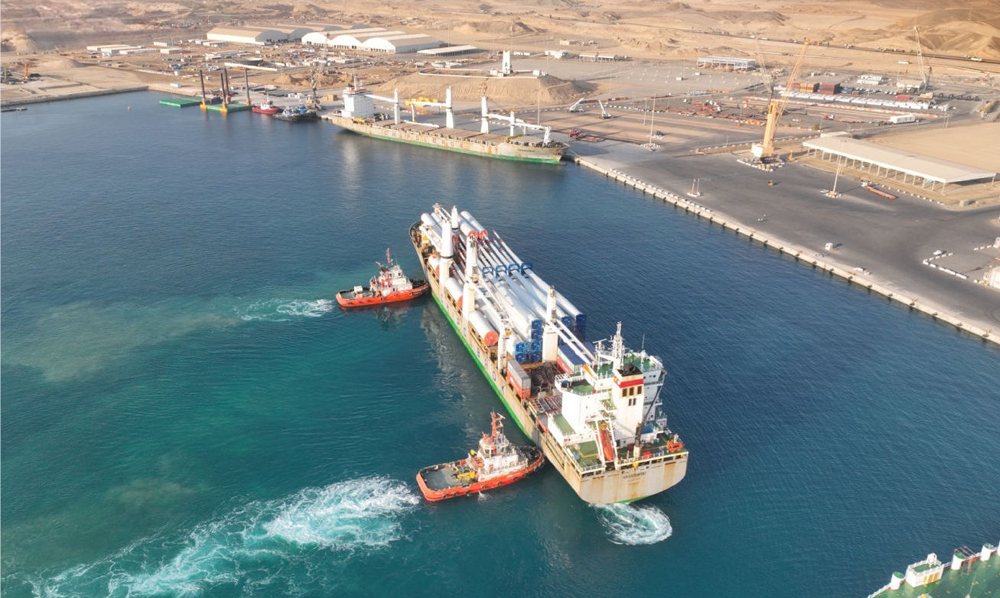 نیوم پورٹ لاجسٹک حب عالمی تجارت بندرگاہ