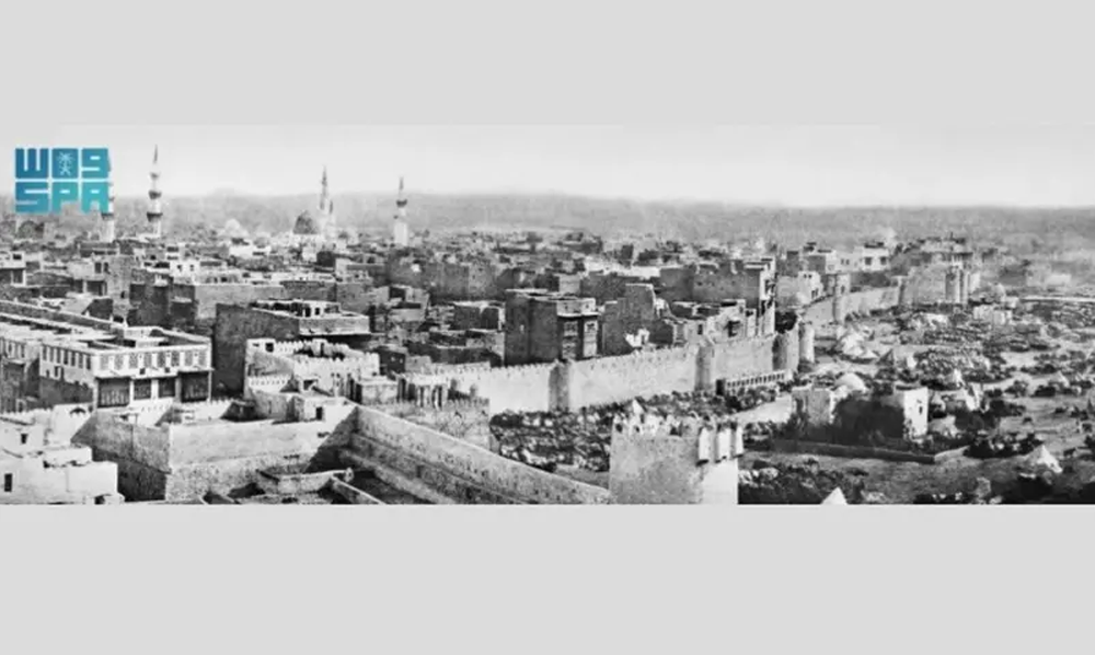 سعودی تاریخی تصویر 1861 مدینہ منورہ