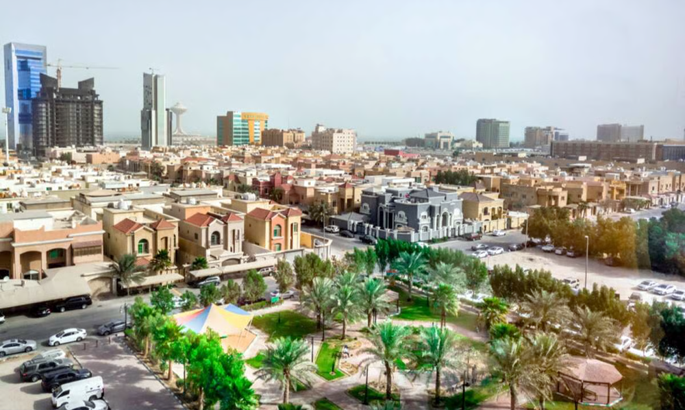 سعودی عرب میں سعودی رئیل اسٹیٹ ڈیجیٹل رجسٹریشن اور ایجار پلیٹ فارم کے اعداد و شمار کا گرافک