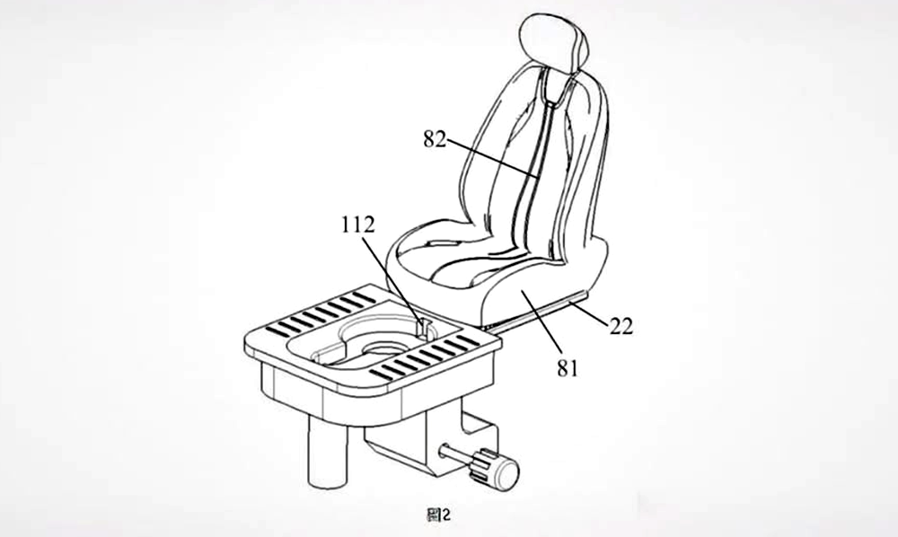 کار خفیہ ٹوائلٹ ٹیکنالوجی اور جدید گاڑی سہولیات ڈیزائن