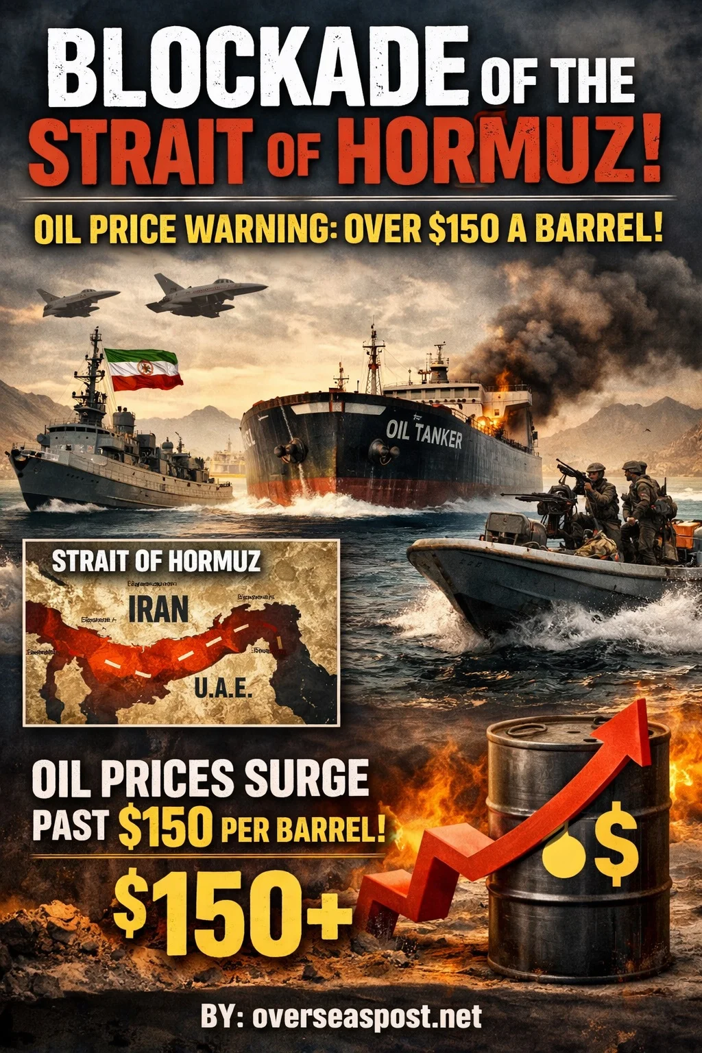 حصار مضيق هرمز وأسعار النفط