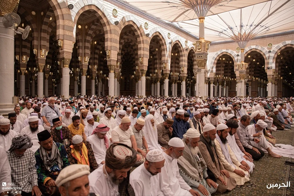 مسجد نبوی ہجوم انتظام