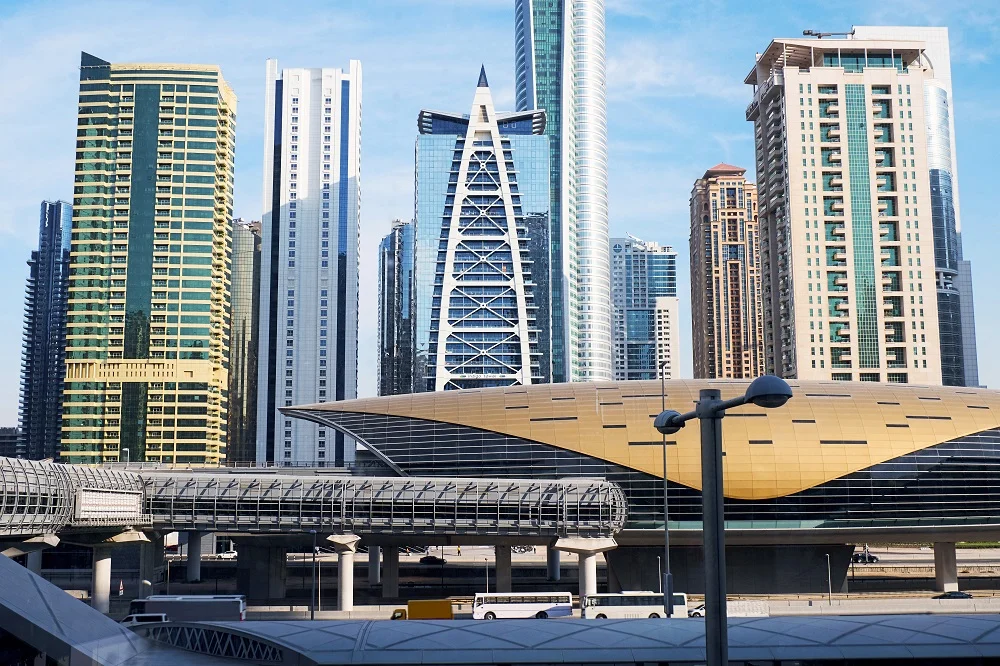 dubai marina cityscape at daylight 2026 01 08 02 23 11 utc
