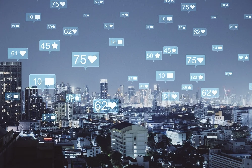 night bangkok city backdrop with social media icon 2026 03 26 05 10 15 utc