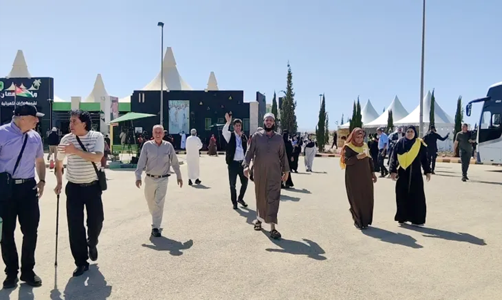 اردن کے راستے فلسطینی عازمین کا سفرِ حج اور استقبالیہ مناظر