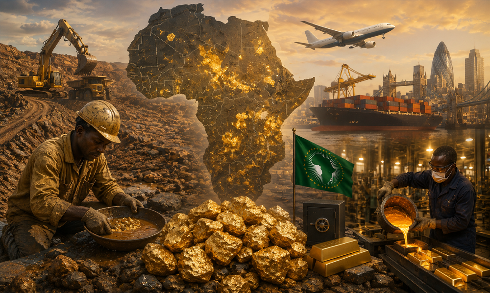 افریقہ میں سونے کی کان کنی اور افریقی سونا پیدا کرنے والے ممالک