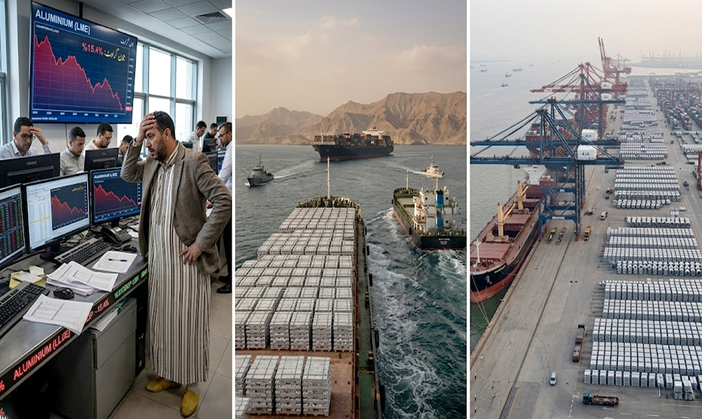 عالمی منڈی میں ایلومینیم کی قیمت میں گراوٹ کا رجحان
