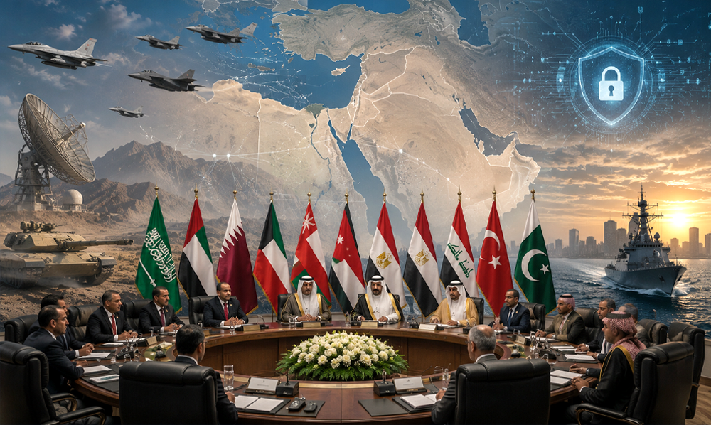 مشرق وسطی سیکیورٹی کے لیے نئے اجتماعی دفاعی نظام کا خاکہ