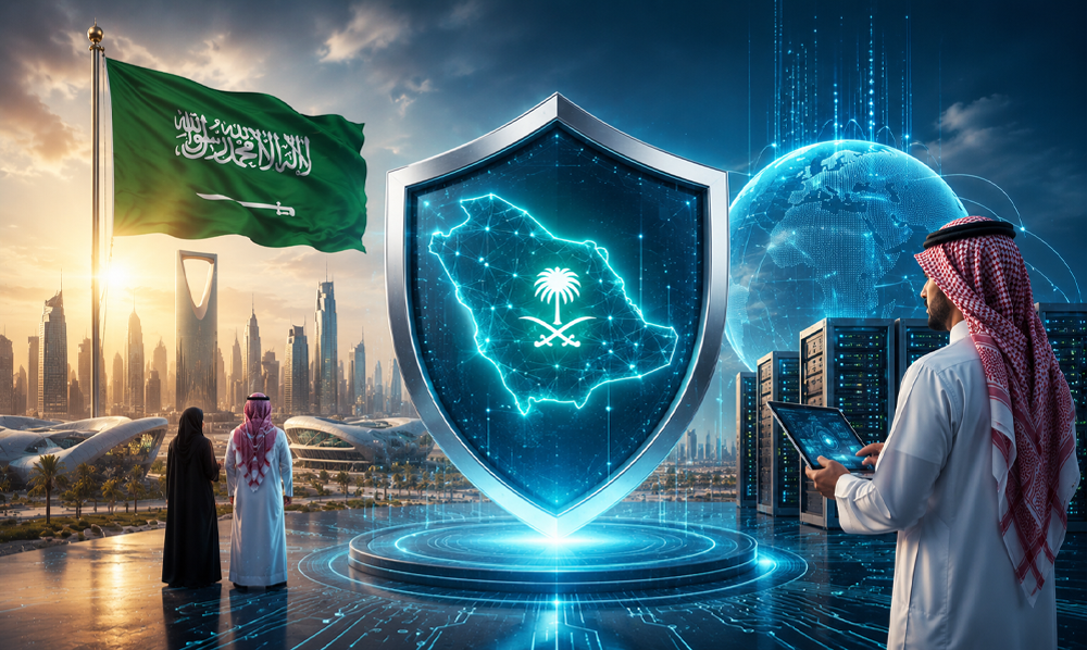 سعودی عرب عالمی سائبر سیکیورٹی انڈیکس میں پہلی پوزیشن پر اور نیشنل سائبر سیکیورٹی اتھارٹی کا لوگو