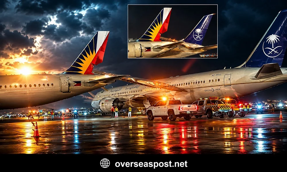 Saudia Manila Plane Collision