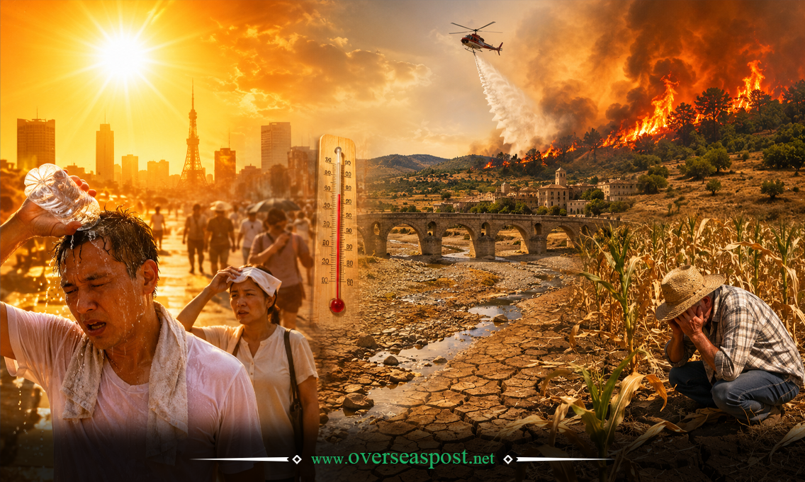 جاپان اور یورپ میں موسمیاتی تبدیلی کے تباہ کن اثرات