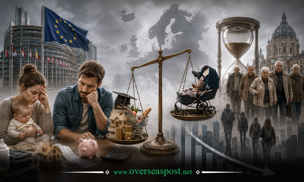 یورپ میں شرحِ پیدائش کی کمی اور معاشی چیلنجز پر مبنی رپورٹ
