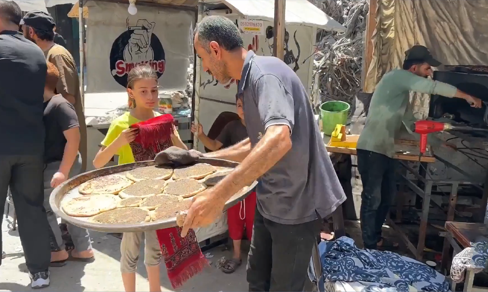 غزہ جنگ کے دوران روزگار کی تلاش میں مصروف تعلیم یافتہ فلسطینی نوجوان
