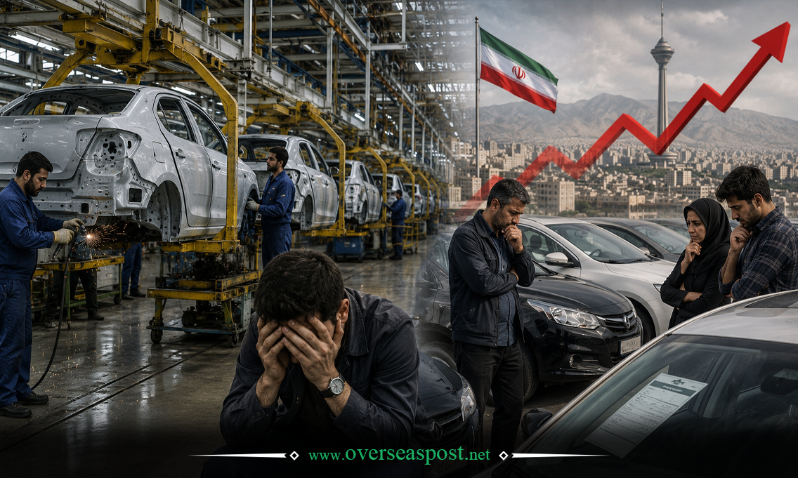 ایران میں کار مارکیٹ کا بحران اور قیمتوں میں اضافہ