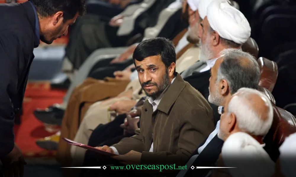 ایران کے سابق صدر محمود احمدی نژاد اور ان پر موساد کے ساتھ مبینہ روابط کے الزامات کا منظر