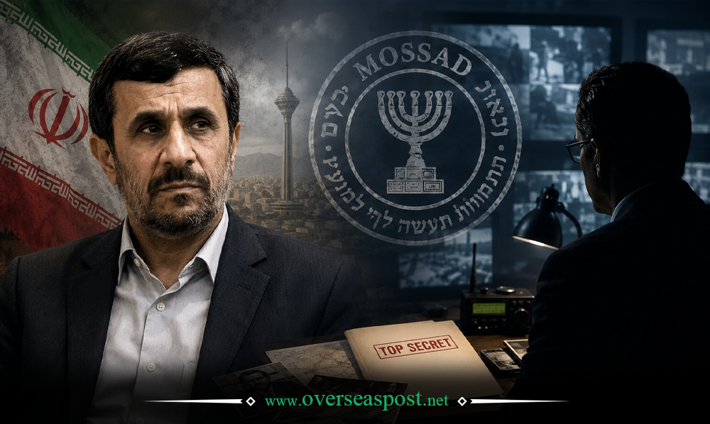 ایران کے سابق صدر محمود احمدی نژاد اور ان پر موساد کے ساتھ مبینہ روابط کے الزامات کا منظر