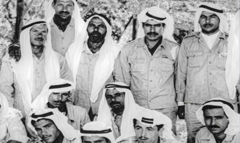 جزیرہ نما سینا میں 1968ء کی تاریخی کانفرنس اور بدو رہنما شیخ سالم الہرش کا تصویری خاکہ