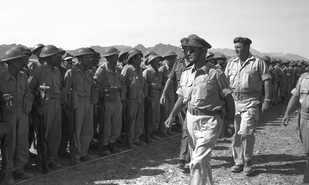 جزیرہ نما سینا میں 1968ء کی تاریخی کانفرنس اور بدو رہنما شیخ سالم الہرش کا تصویری خاکہ