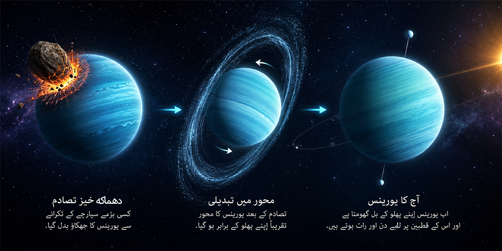 یورینس سیارہ اور 42 سال بعد سورج غروب ہونے کے حقائق
