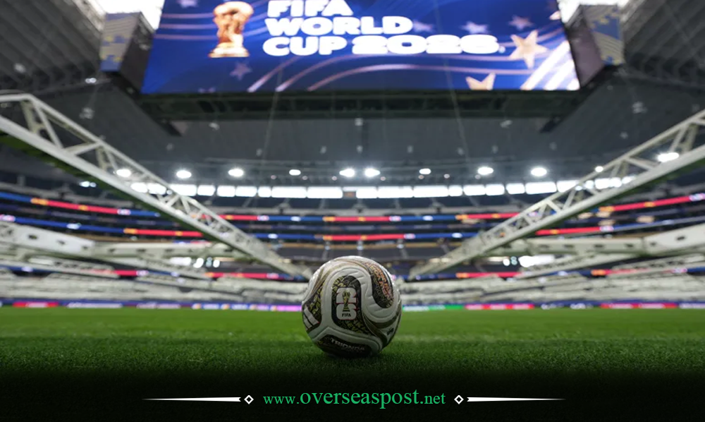 فیفا ورلڈکپ 2026 کی نئی آفیشل فٹبال ٹرائیونڈا فائنل اور اس کے سنہری ڈیزائن کا منظر