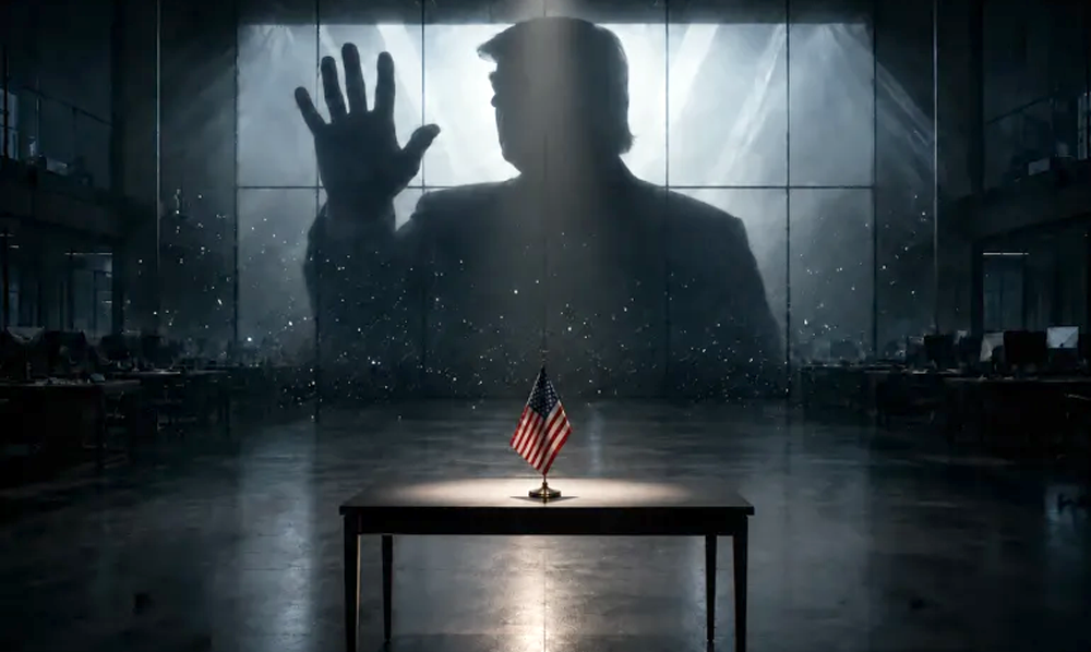 جوہری ہتھیاروں کی تباہی اور ساعتِ قیامت (Doomsday Clock) کا ایک تصویری خاکہ