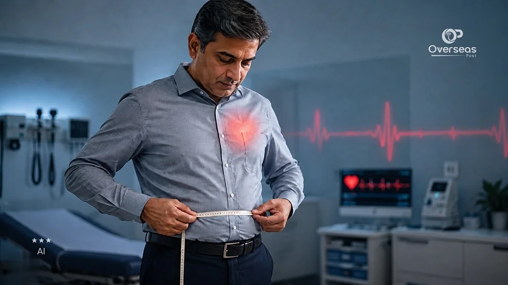 Waist circumference heart risk