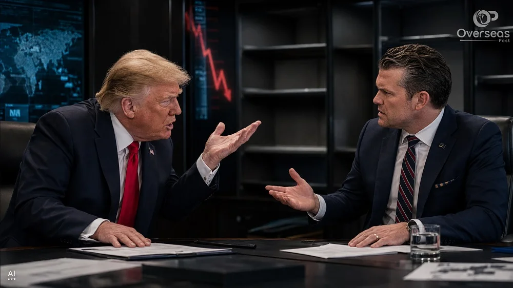Trump Hegseth clash