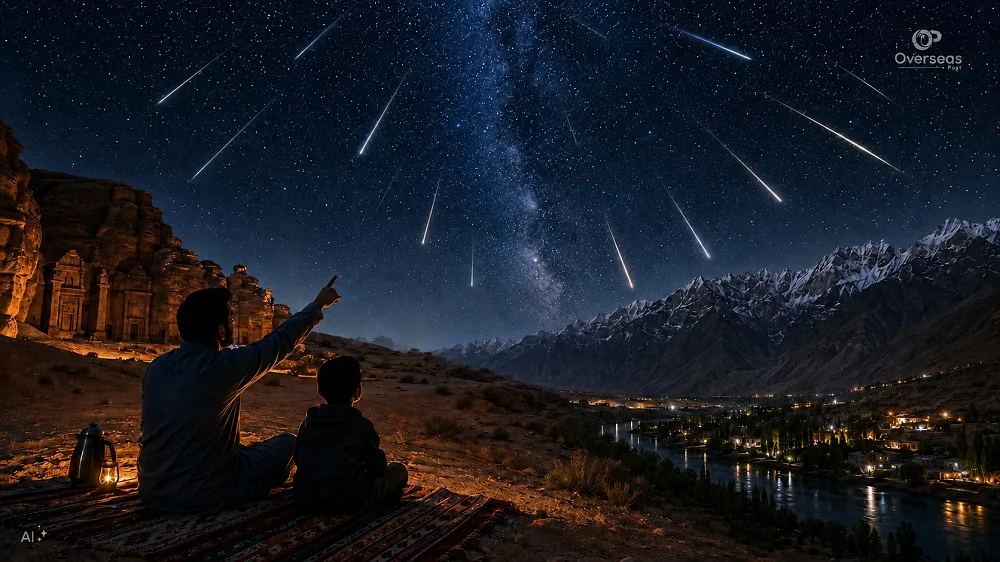 Perseids Saudi Arabia