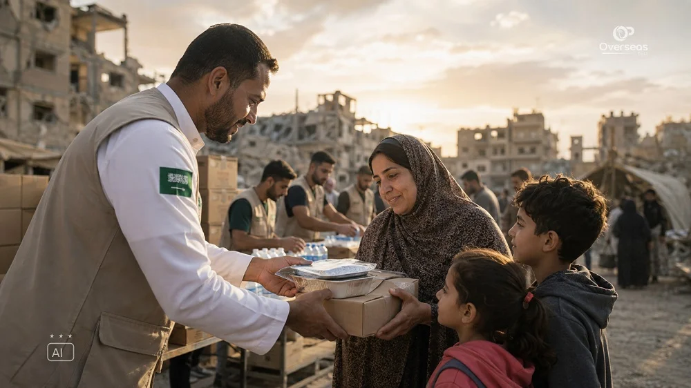 Saudi aid for Gaza