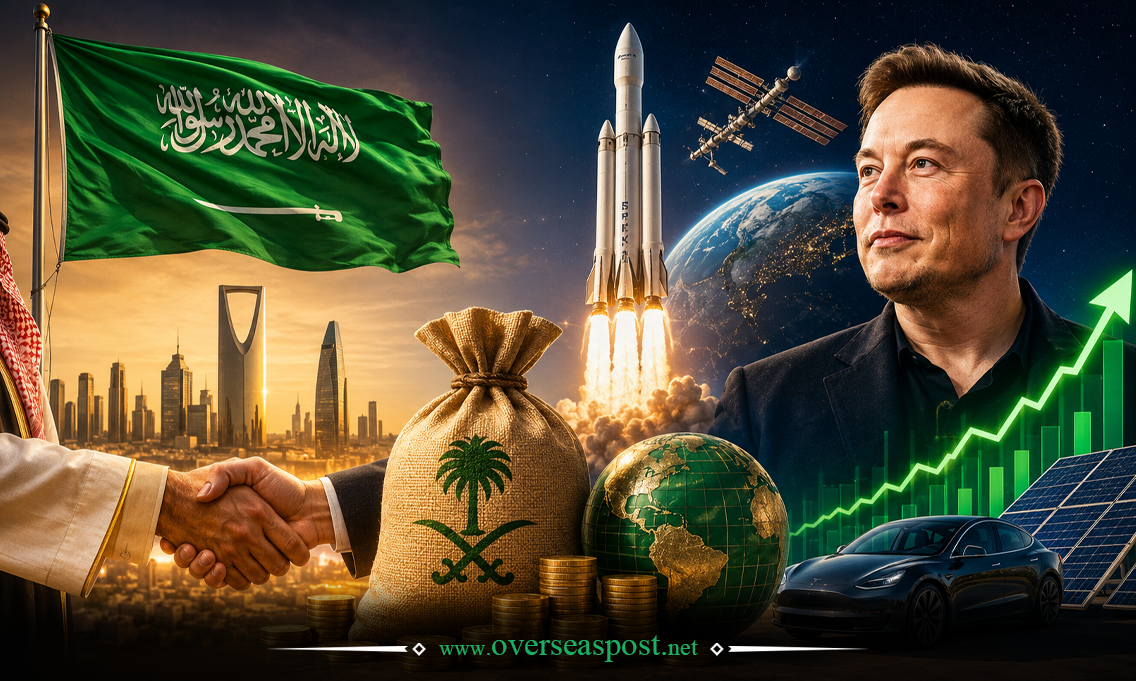 سعودی پبلک انویسٹمنٹ فنڈ اور اسپیس ایکس میں تاریخی سرمایہ کاری