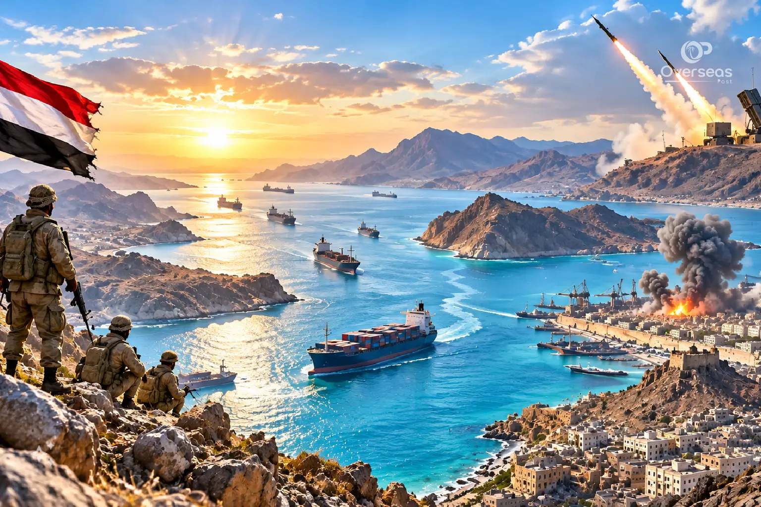 Yemen War Bab el Mandeb