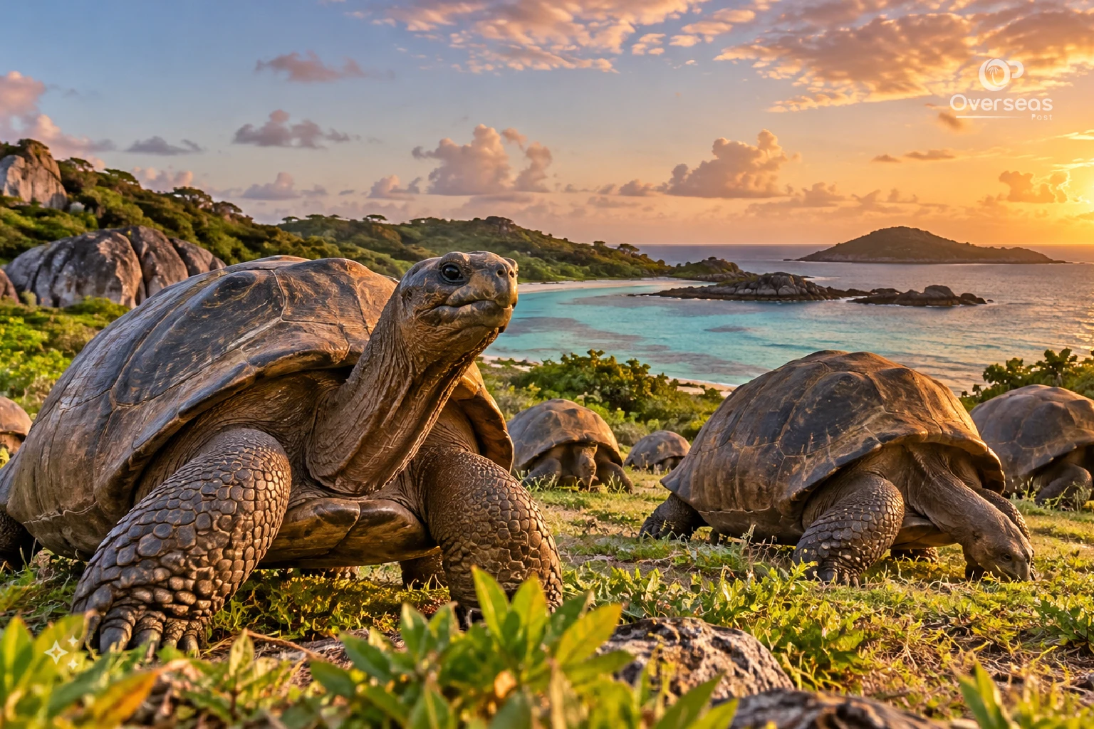 Aldabra Giant Tortoises