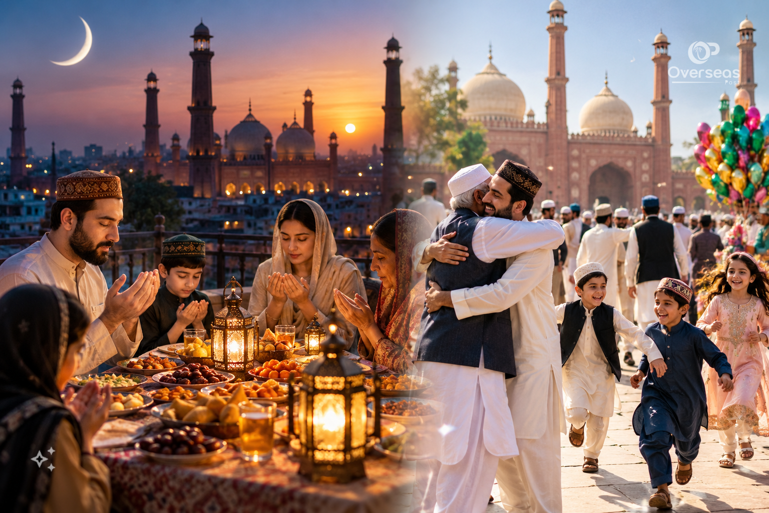 رمضان 2027 ممکنہ تاریخ اور آسمان پر باریک ہلال یعنی نئے چاند کا دلکش منظر