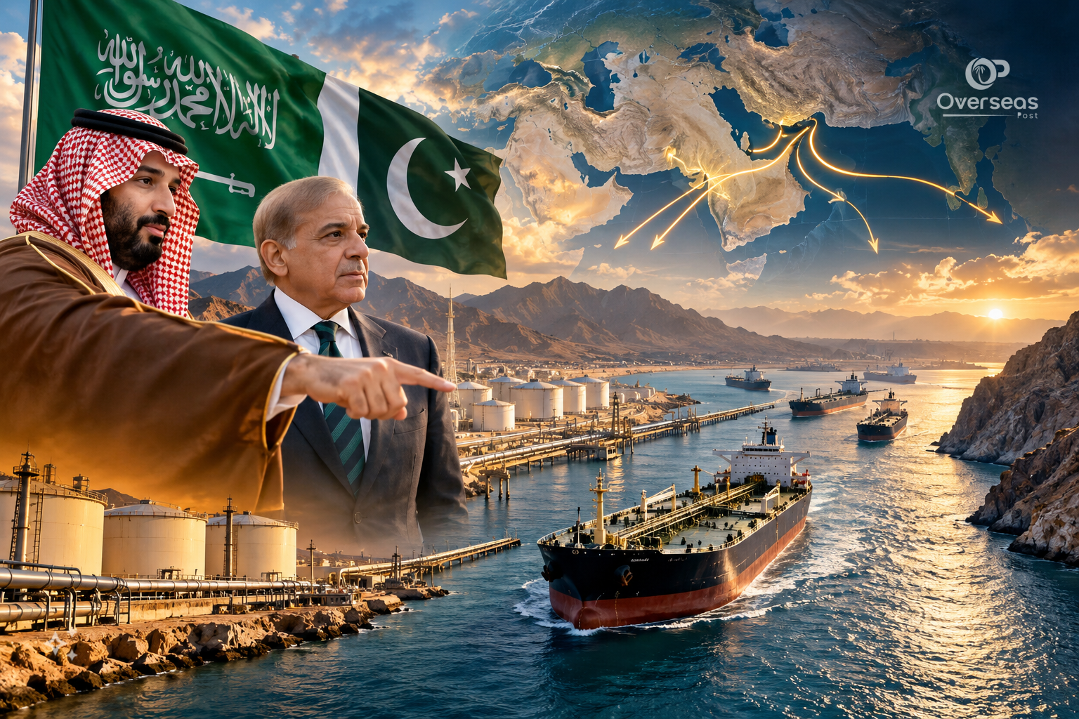 آبنائے ہرمز بحران اور تیل سپلائی کے لیے متبادل سمندری راستوں اور آئل ٹینکرز کا منظر